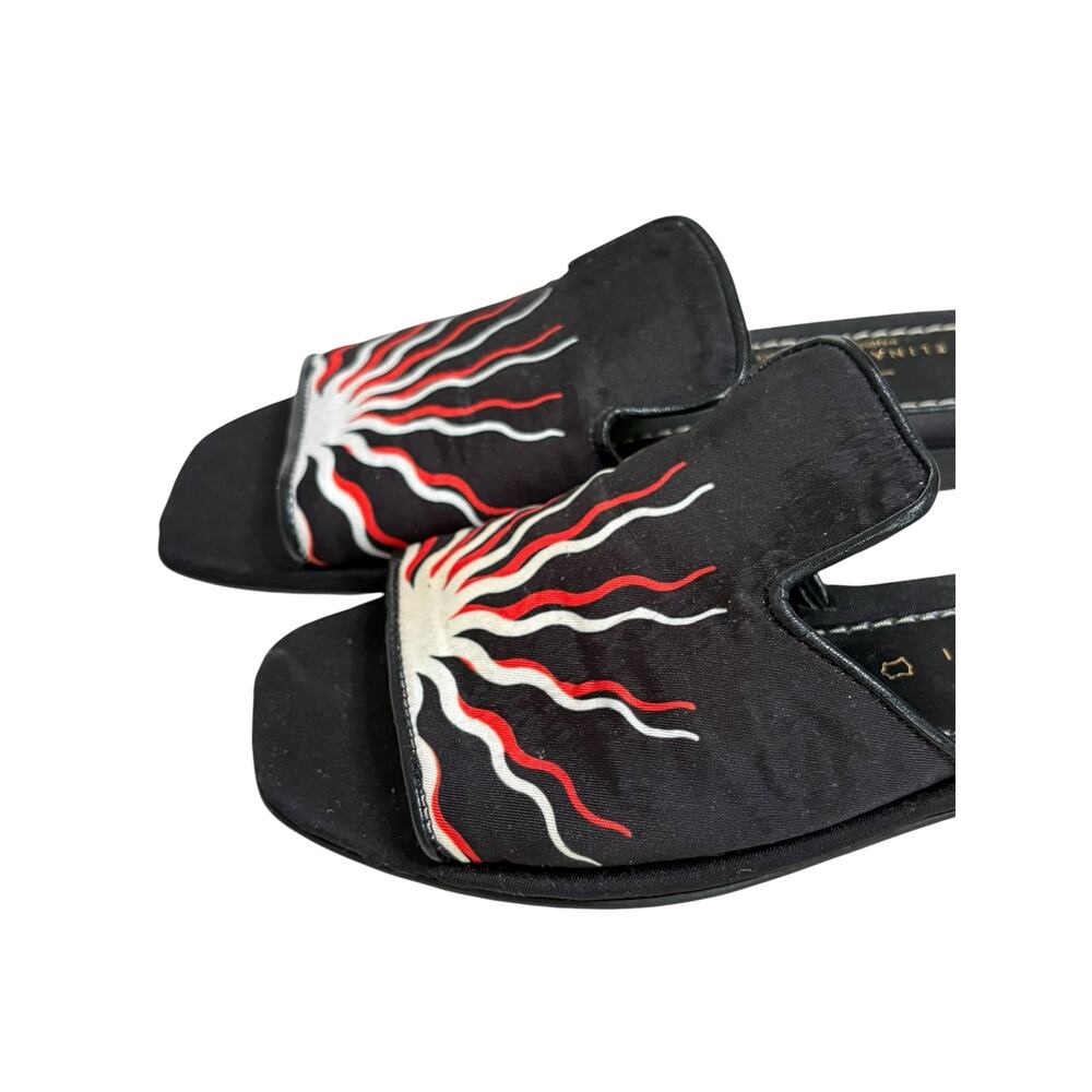 Elina Linardaki Printed Sunburst Slides Size 37 7 - Picture 5 of 7